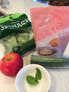Green smoothie ingredients 