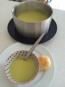 Leek and potato soup 