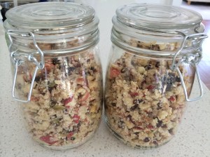 Makes two jars of muesli