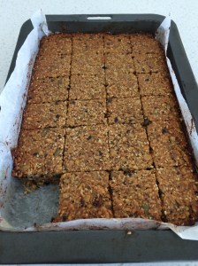 Breakfast muesli slice 