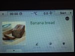 Touchscreen recipe