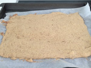 Baked gluten free pizza base  