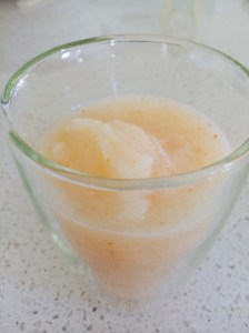 Lychee sorbet