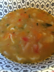 Minestrone soup