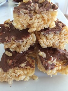 Rice bubble slice (butter)