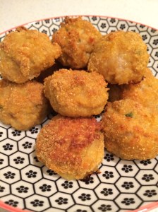 Crunchy chicken bites