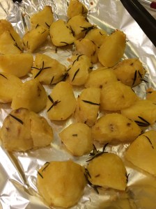Roast potatoes