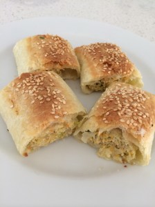 Chicken and vegetable sausage rolls