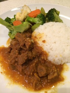 Beef curry 
