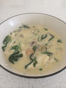 Seafood chowder 