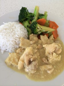 Easy curry satay chicken 
