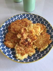 Potato fritters 