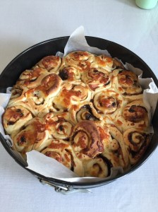 Marmite and cheese scrolls 